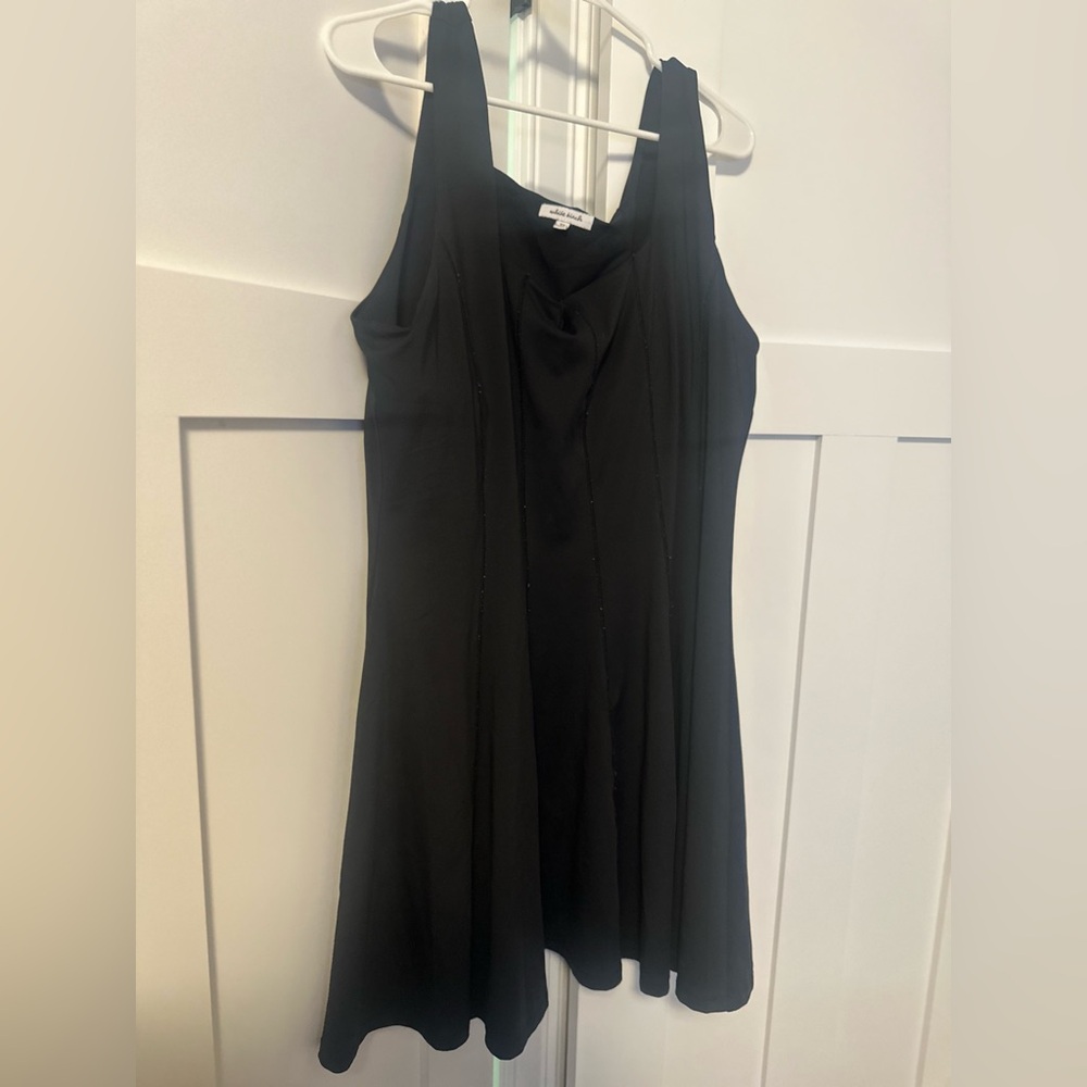 White Birch Elegant Black Mini Dress - Picture 3 of 9
